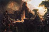 Thomas Cole Expulsion from the Garden of Eden painting
